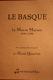 ル・バスク（マラン・マレ）（ホルン四重奏）【Le Basque】