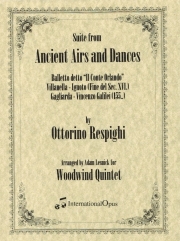 古代舞曲とアリア（オットリーノ・レスピーギ）（木管五重奏）【Ancient Airs and Dances】