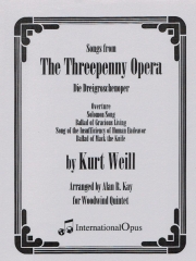 三文オペラ（クルト・ヴァイル）（木管五重奏）【Songs from The Threepenny Opera】