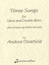 3つの歌（アンドレア・クリアフィールド） (オーボエ+ダブルベース）【Three Songs】
