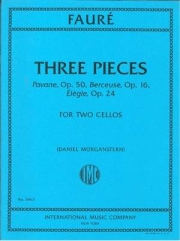 3つの小品（ガブリエル・フォーレ）(チェロ二重奏)【Three Pieces】
