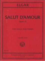 愛の挨拶・Op.12（エドワード・エルガー）（ヴィオラ+ピアノ）【Salut d'amour, Opus 12】