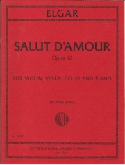 愛の挨拶・Op.12（エドワード・エルガー）（弦楽三重奏+ピアノ）【Salut d'amour, Opus 12】