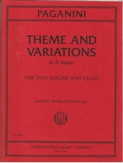 主題と変奏・イ長調（ニコロ・パガニーニ）（弦楽三重奏）【Theme and Variations in A Major】