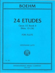 24のエチュード・Op.37（テオバルト・ベーム）（フルート）【24 Etudes, Opus 37, Book II (Etudes 13-24)】
