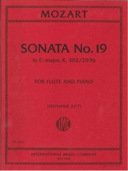 ソナタ・No.19・変ホ長調（モーツァルト）（フルート+ピアノ）【Sonata No. 19 in E flat major】