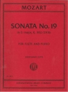 ソナタ・No.19・変ホ長調（モーツァルト）（フルート+ピアノ）【Sonata No. 19 in E flat major】