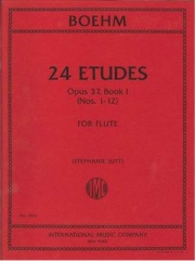 24のエチュード・Op.37（テオバルト・ベーム）（フルート）【24 Etudes, Opus 37, Book I (Etudes 1-12)】