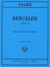 子守唄・Op.16（ガブリエル・フォーレ）（ヴァイオリン+ピアノ）【Berceuse, Opus 16】