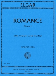 ロマンス・Op.1（エドワード・エルガー）（ヴァイオリン+ピアノ）【Romance, Opus 1】