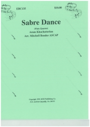 剣の舞（アラム・ハチャトゥリアン）（フルート四重奏）【Sabre Dance】