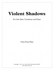 バイオレント・シャドウ（クリス・エヴァン・ハス）（バストロンボーン+ピアノ）【Violent Shadows】