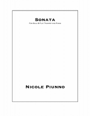 ソナタ（ニコル・パイウノ）（トランペット+ピアノ）【Sonata For Trumpet And Piano】