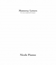 モントレー・レター（ニコル・パイウノ）（トランペット）【Monterey Letters】