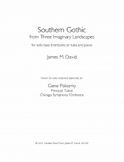 南部ゴシック（ジェイムズ・デヴィッド）（バストロンボーン+ピアノ）【Southern Gothic】