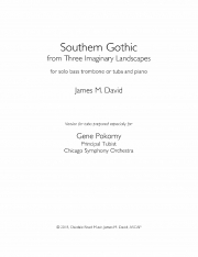 南部ゴシック（デイヴィッド・ビーデンベンダー）（テューバ+ピアノ）【Southern Gothic】