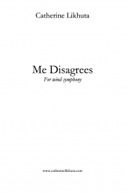 Me Disagrees（キャサリン・リクタ）