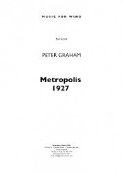 メトロポリス・1927（ピーター・グレアム）（金管バンド）（スコアのみ）【Metropolis 1927】