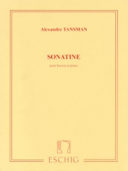 ソナチネ（アレクサンドル・タンスマン）（バスーン+ピアノ）【Sonatine】