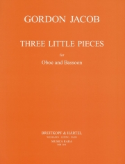 3つの短い小品（ゴードン・ジェイコブ）（木管二重奏）【Three Small Pieces】