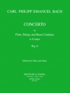 フルート協奏曲・ニ長調・WQ.13（カール・フィリップ・エマヌエル・バッハ）（フルート+ピアノ）【Flute Concerto in D major Wq 13】