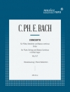 フルート協奏曲・変ロ長調・WQ.167（カール・フィリップ・エマヌエル・バッハ）（フルート+ピアノ）【Flute Concerto in B flat major Wq 167】