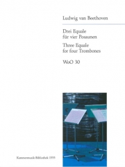 3つのエクヴァーレ・WoO 30（ベートーヴェン）（トロンボーン四重奏）【3 Equale WoO 30】