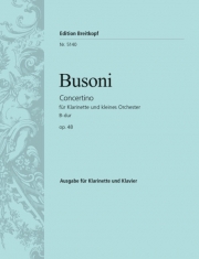 小協奏曲・変ロ長調・Op.48・K.267（フェルッチョ・ブゾーニ）（クラリネット+ピアノ）【Concertino in Bb major Op. 48 K 267】