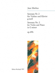 セレナーデ・No.2・ト短調・Op.69b（ジャン・シベリウス）（ヴァイオリン+ピアノ）【Serenata No. 2 in G minor Op. 69b】