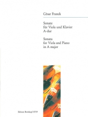 ソナタ・イ長調（セザール・フランク）（ヴィオラ+ピアノ）【Sonata in A major】