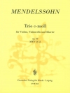 ピアノ・トリオ・ハ短調・Op.66・MWV.Q33（フェリックス・メンデルスゾーン）（弦楽二重奏+ピアノ）【Piano Trio in C minor Op. 66 MWV Q 33】