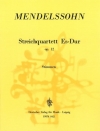 弦楽四重奏曲・変ホ長調・Op.12・MWV.R25（フェリックス・メンデルスゾーン）（弦楽四重奏）【String Quartet in Eb major Op. 12 MWV R 25】