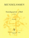 弦楽四重奏曲・ホ短調・Op.44/2・MWV.R26（フェリックス・メンデルスゾーン）（弦楽四重奏）【String Quartet in E minor Op. 44/2 MWV R 26】