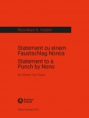 Statement to a Punch by Nono（ニコラウス・A・フーバー）（ピアノ）