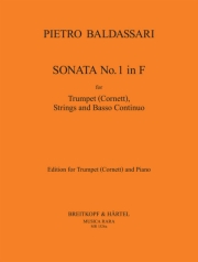 ソナタ・No.1・ヘ長調（ピエトロ・バルダッサーリ）（トランペット+ピアノ）【Sonata No. 1 in F】