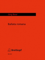 バッラータ・ロマーナ（ユルク・バウアー）（クラリネット+ピアノ）【Ballata romana】