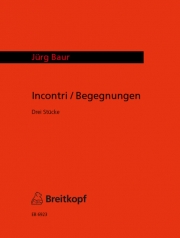 インコントリ / 出会い（ユルク・バウアー）（フルート+ピアノ）【Incontri / Begegnungen】