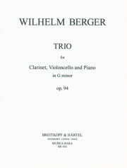 トリオ・ト短調・Op.94（ヴィルヘルム・ベルガー） (ミックス二重奏+ピアノ）【Trio Op. 94 in G minor】