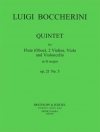 五重奏曲・ト長調・Op.21/5（ルイジ・ボッケリーニ） (フルート+弦楽四重奏）【Quintet in G major Op. 21/5】
