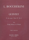 五重奏曲・変ホ長調・Op.21/6（ルイジ・ボッケリーニ） (フルート+弦楽四重奏）【Quintet in Eb major Op. 21/6】