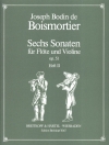6つのソナタ・Op.51・Vol.2（ジョゼフ・ボダン・ド・ボワモルティエ） (フルート+ヴァイオリン）【6 Sonatas Op. 51 Volume 2】