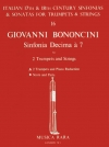 Sinfonia Decima a 7 Op. 3（ジョヴァンニ・ボノンチーニ）（トランペット二重奏+ピアノ）