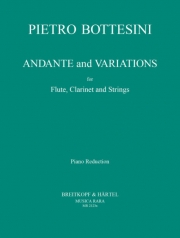 アンダンテと変奏曲（ピエトロ・ボッテジーニ） (木管二重奏+ピアノ）【Andante and Variations】