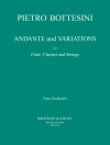 アンダンテと変奏曲（ピエトロ・ボッテジーニ） (木管二重奏+ピアノ）【Andante and Variations】