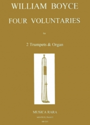 4つのボランタリー（ウィリアム・ボイス）（トランペット二重奏+オルガン）【4 Voluntaries】