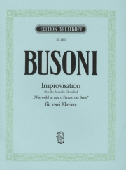 バッハのコラール「幸なるかな」による即興曲（フェルッチョ・ブゾーニ）（ピアノ二重奏）【Improvisation on J. S. Bachs Chorallied BWV 517 K 271】