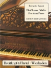 5つの短い小品（フェルッチョ・ブゾーニ）（ピアノ）【5 Short Pieces to cultivate polyphonic Playing K 296】