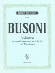 アンダンティーノ「ピアノ協奏曲・No.9」より（フェルッチョ・ブゾーニ）（ピアノ）【Andantino from the Piano Concerto No. 9】