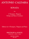 ソナタ・ハ長調（アントニオ・カルダーラ）（トランペット四重奏+ピアノ）【Sonata in C】