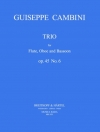 トリオ・No.6・Op.45（ジュゼッペ・カンビーニ）（木管三重奏）【Trio No. 6 Op. 45】
